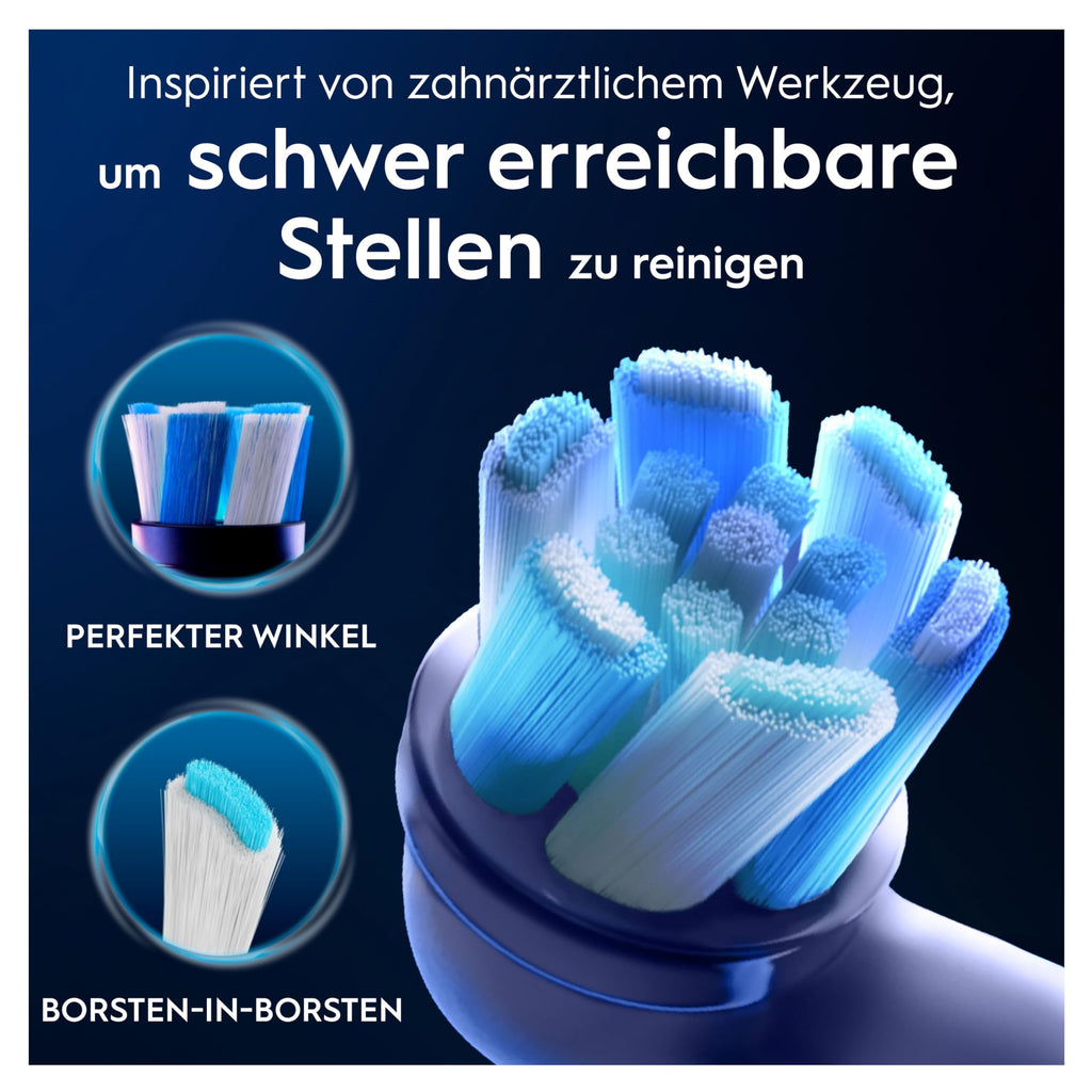 Oral-B iO Aufsteckbürsten Ultimative Reinigung, Schwarz, 4 Stück