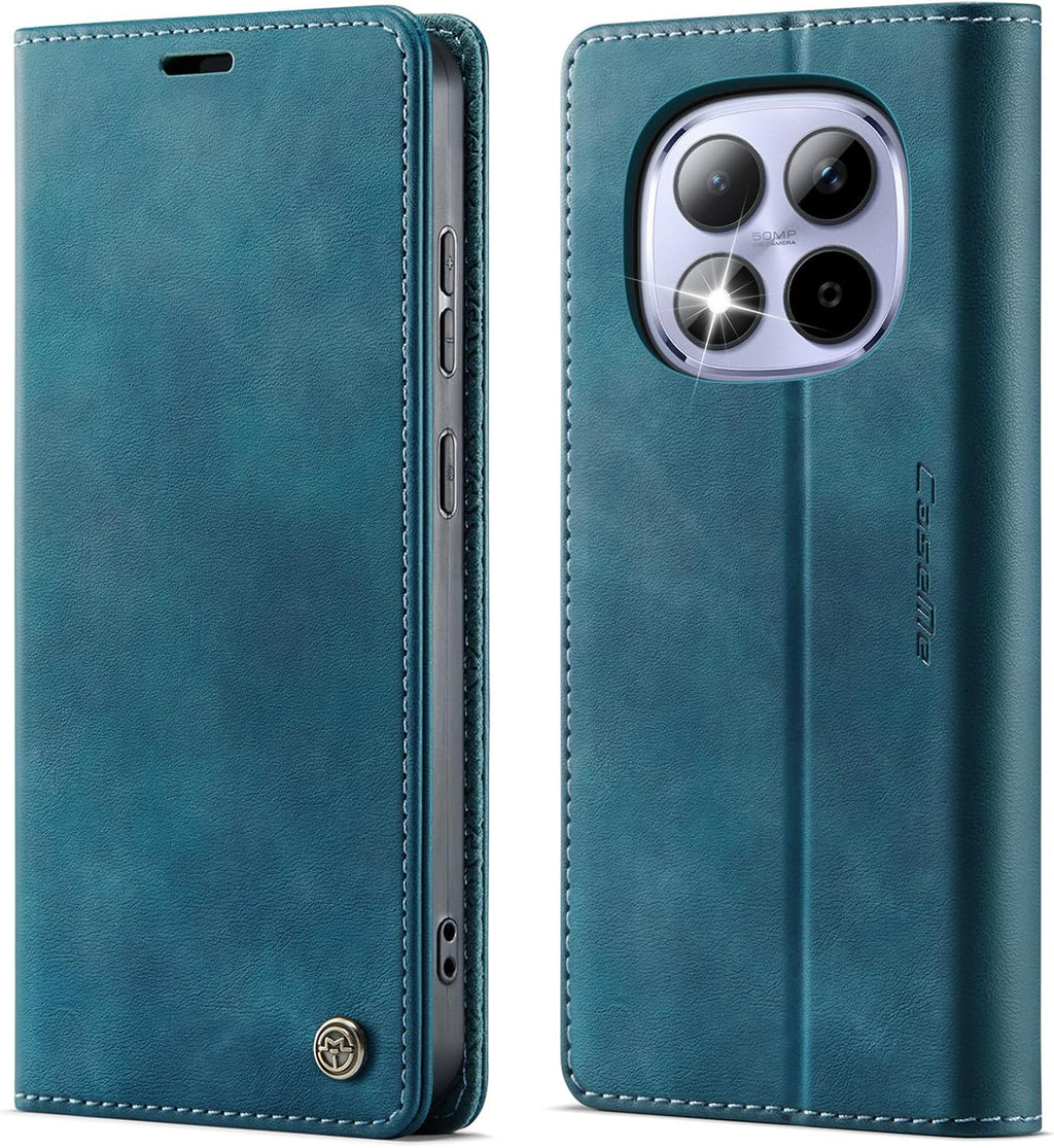 Handyhülle für Honor Magic 6 Pro hülle Premium PU klapphülle RFID Lederhülle Faltbare Schutzhülle Kartenfach Standfunktion Handytasche hülle Honor Magic 6 Pro 5G - Schwarz
