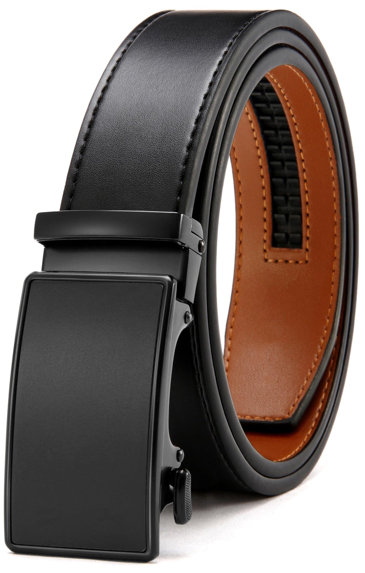 CHAOREN Gürtel Herren, Automatik Ledergürtel Herren 35mm ohne Löcher
