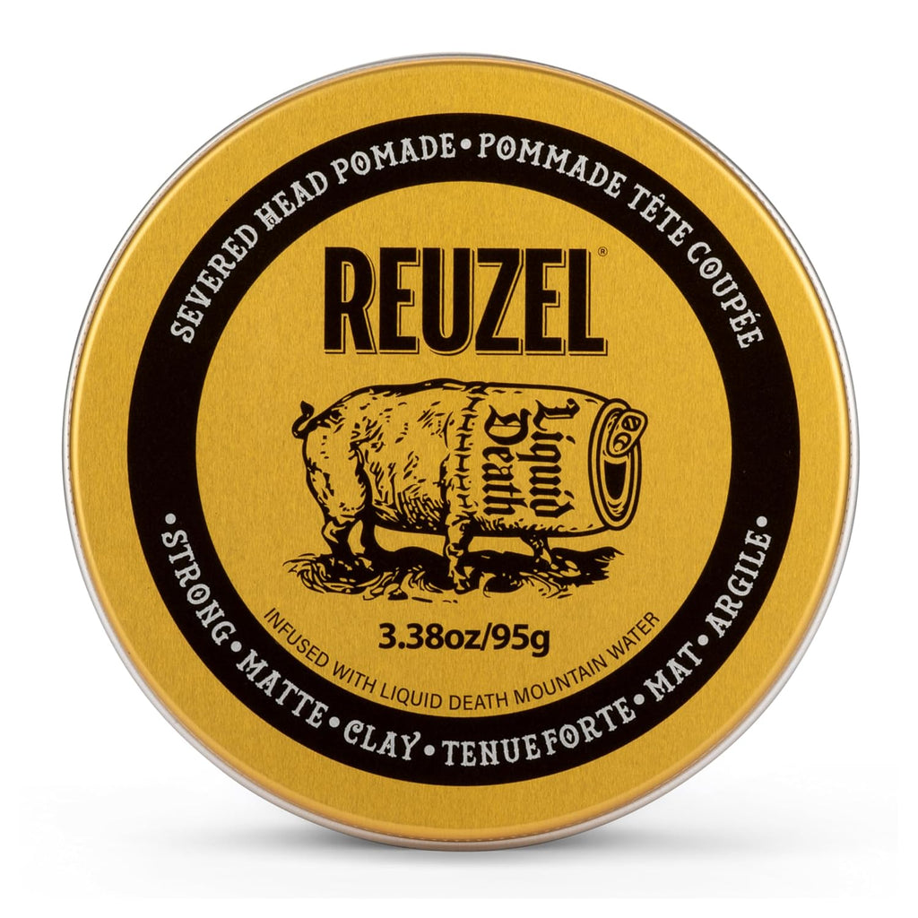 Reuzel Fiber Pomade, matter Glanz, fester Halt, texturiertes, volleres Aussehen, im Laufe des Tages leicht umformbar, 3,38 oz/95 g