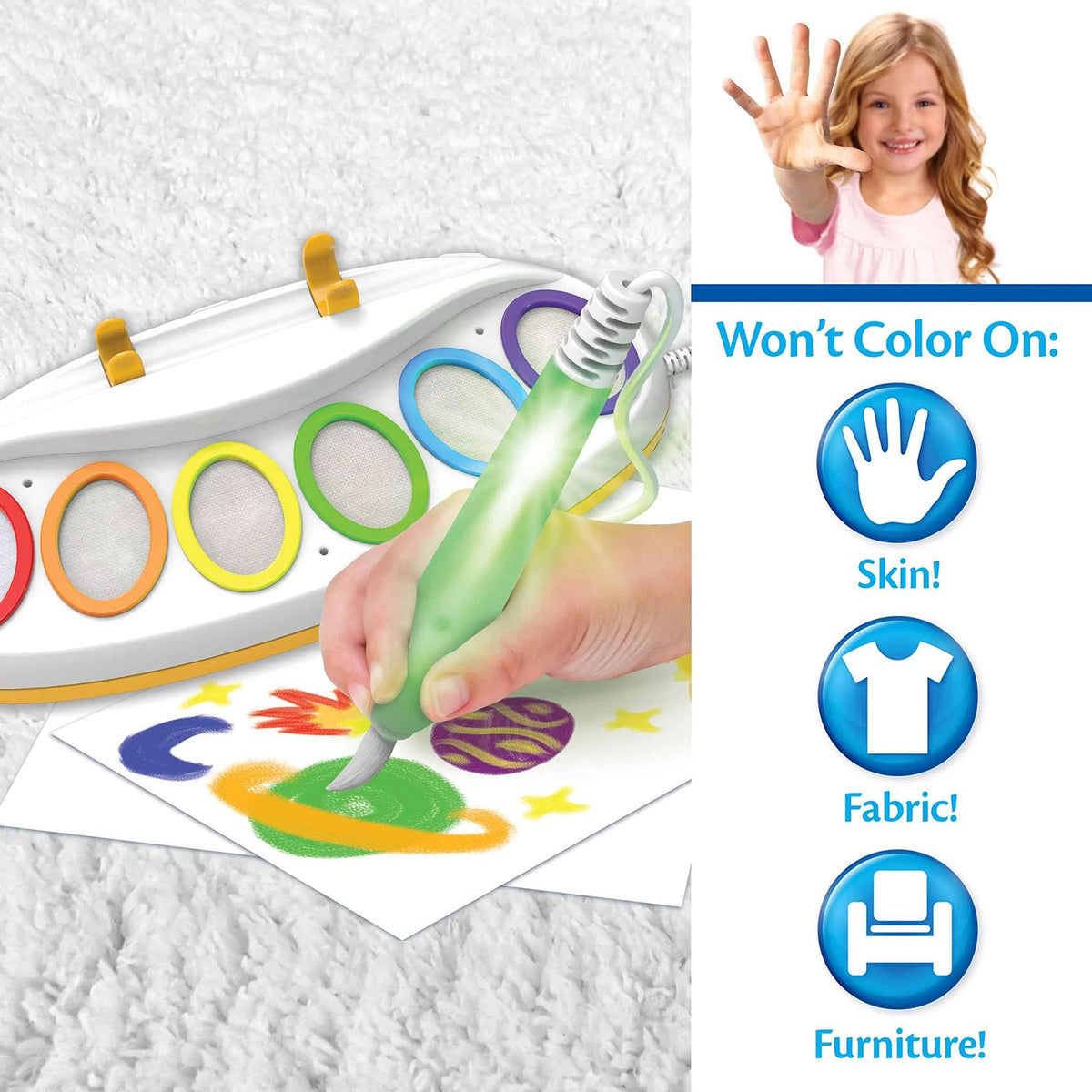 Crayola PAW Patrol Color Wonder Magic Light Brush – Mess Free Painting Kit for Kids with Lightup Brush, Gift for Toddlers, Preschool Art Activities, Ages 3+