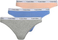 Calvin Klein Damen 3er-Pack Bikini-Slips aus Baumwoll-Stretch