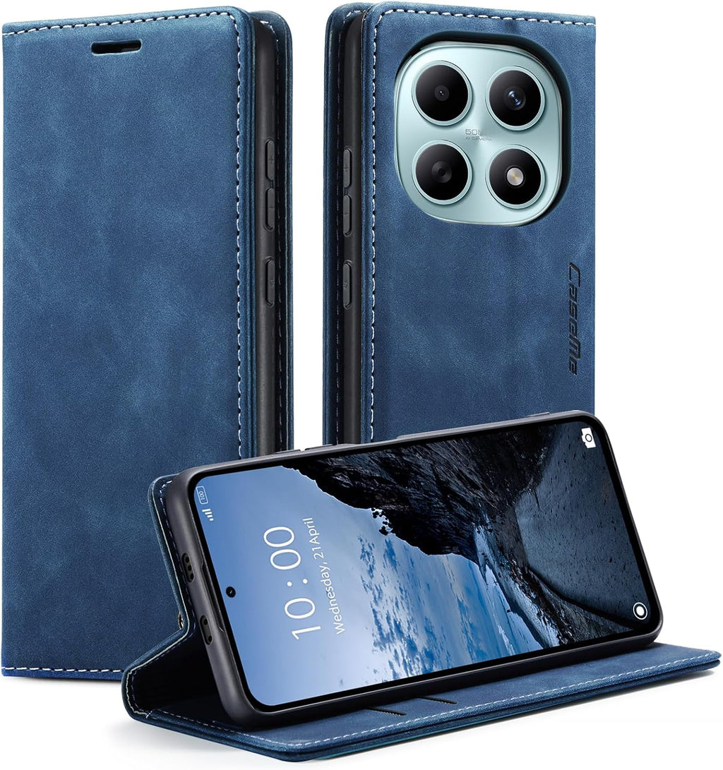 KZB für Xiaomi Redmi Note 15 Hülle, Magnet Leder Klapphülle Stoßfest