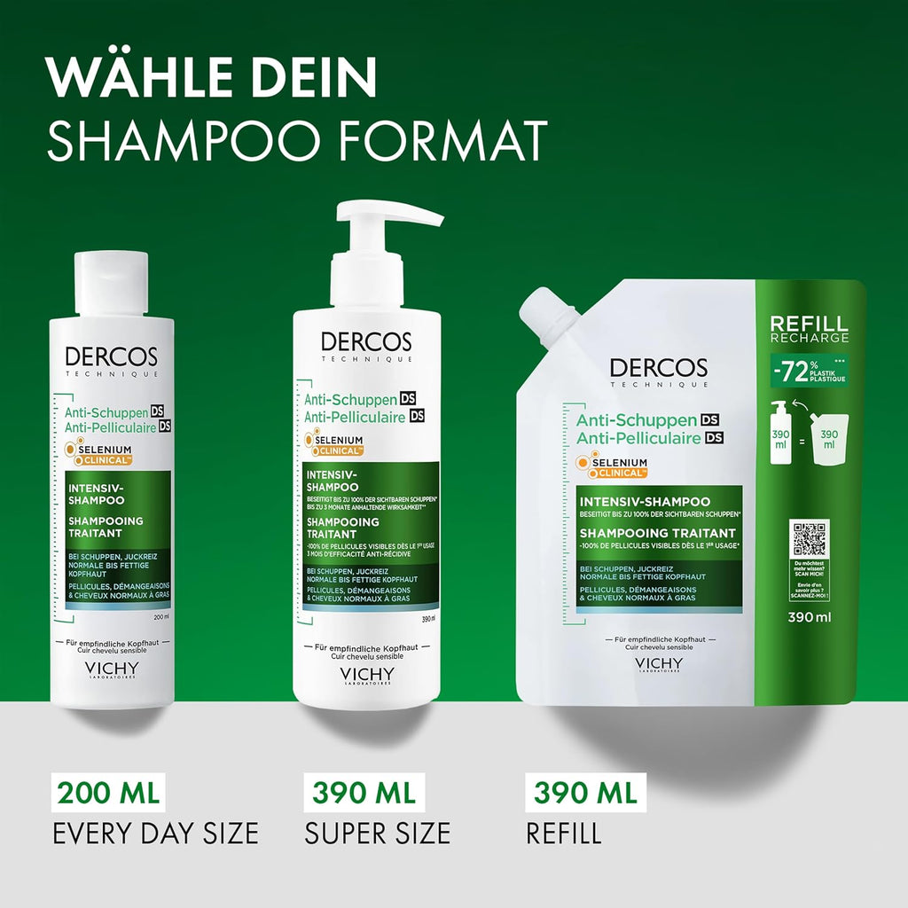 Vichy Dercos Anti-Schuppen Shampoo für fettige Kopfhaut