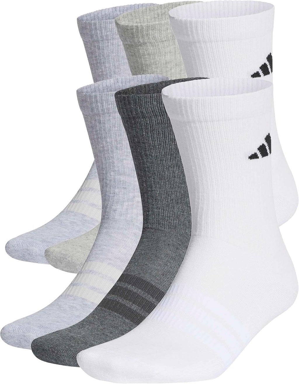 adidas Unisex Cushioned Crew Socks 6 Pair Pack Socken