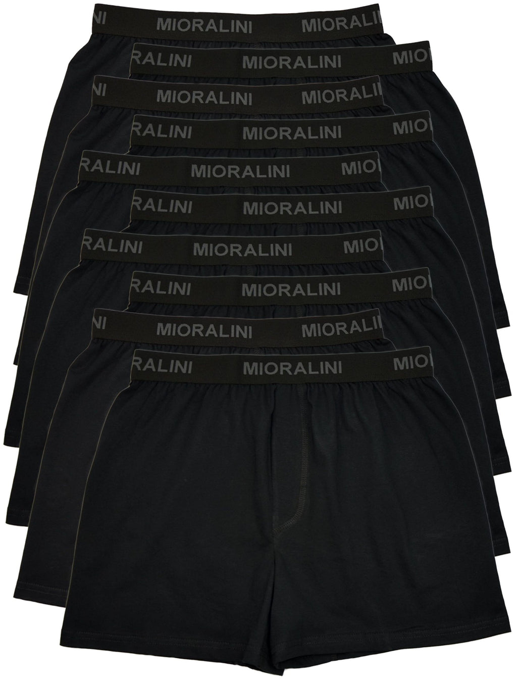 MioRalini Herren Lockere Weiche Boxershort Klassisch 10er Set
