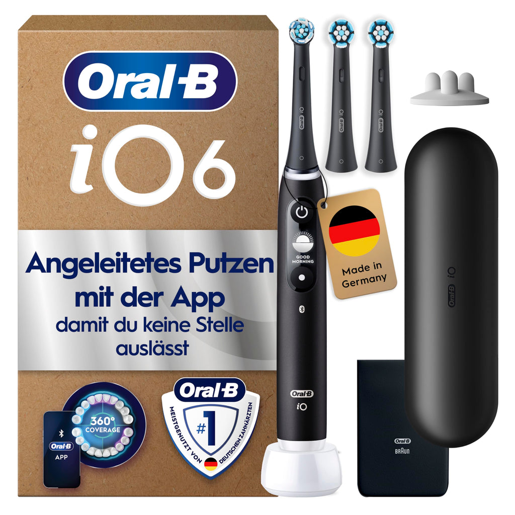 Oral-B iO Series 6 Elektrische Zahnbürste, Weiß