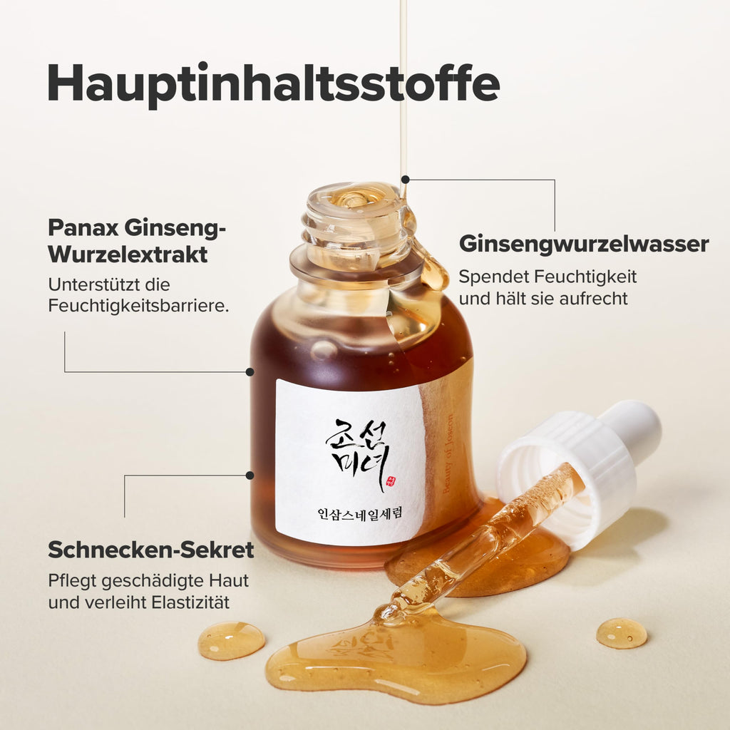 Beauty of Joseon Glow Serum Propolis + Niacinamide | Korean Skincare Koreanische Kosmetik Hydratisierend & Feuchtigkeitsspendend, Serum Gesicht gegen ungleichmäßigen Hautton, 30ml