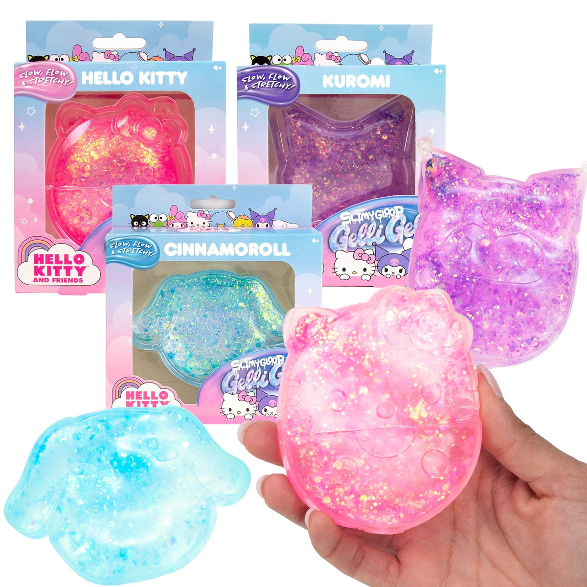 Horizon Group USA Slimygloop Gelli Gels, blaue Squishmallows