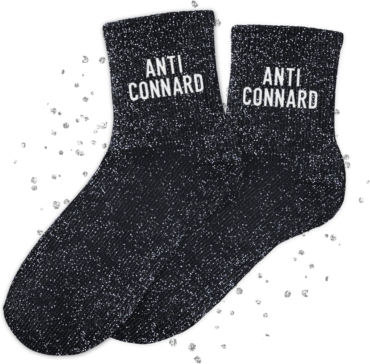 MASSA Chaussettes Paillettes - Taille Unique - Parfaite, Unique, Wesh, Tana, Princesse, Pipelette, Raleuse, Gourmande, Aigrie, Mamounette - Chaussettes à Paillettes