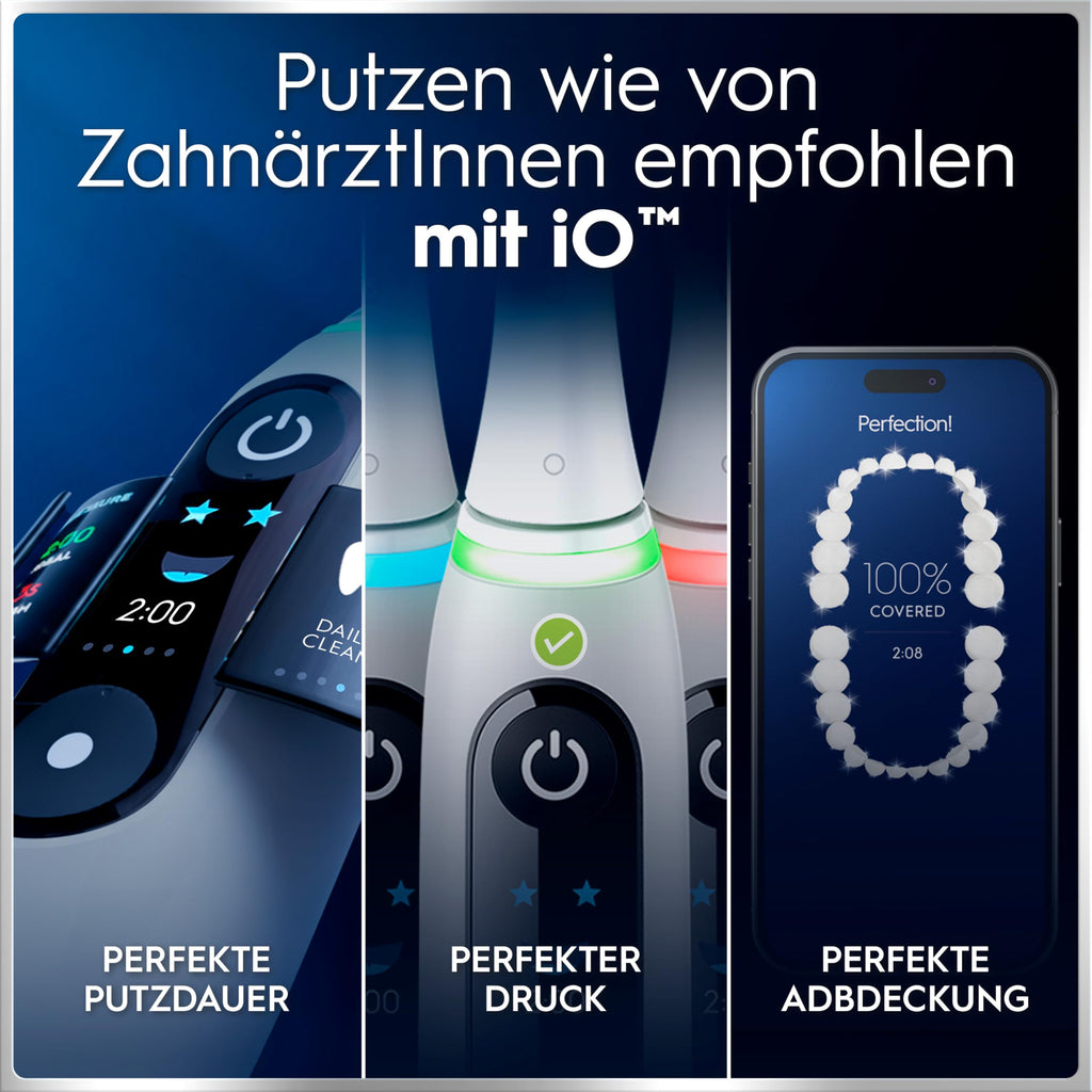 Oral-B iO Series 6 Elektrische Zahnbürste, Weiß