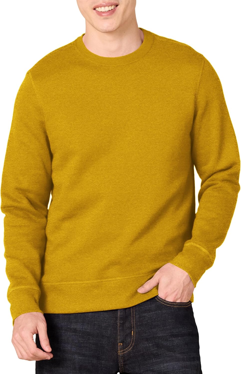 Amazon Essentials Sweatshirt en Molleton Col Rond Homme