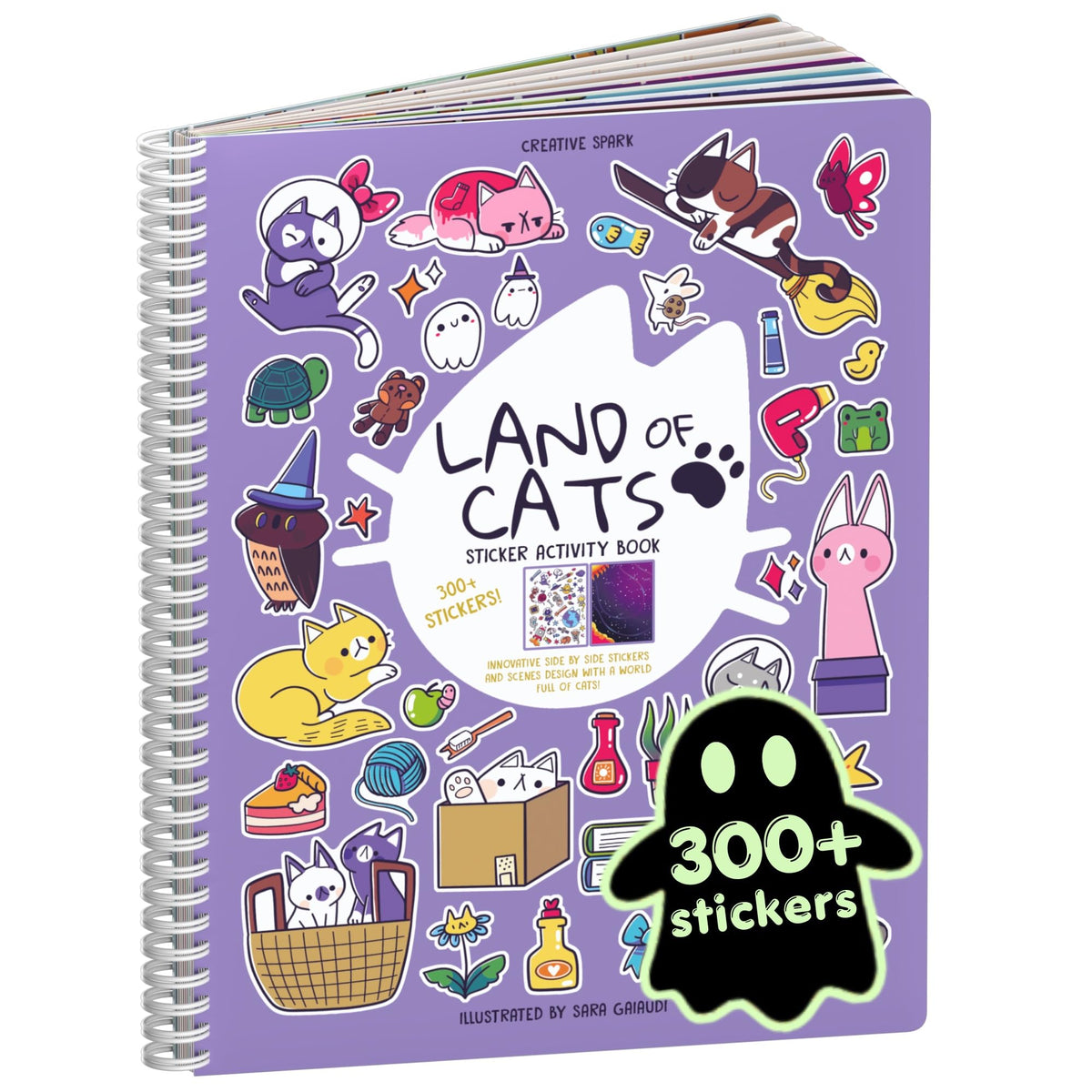 Cupkin Animal Habitats Sticker Book | 12 Coloring & Activity, 500+ Stickers
