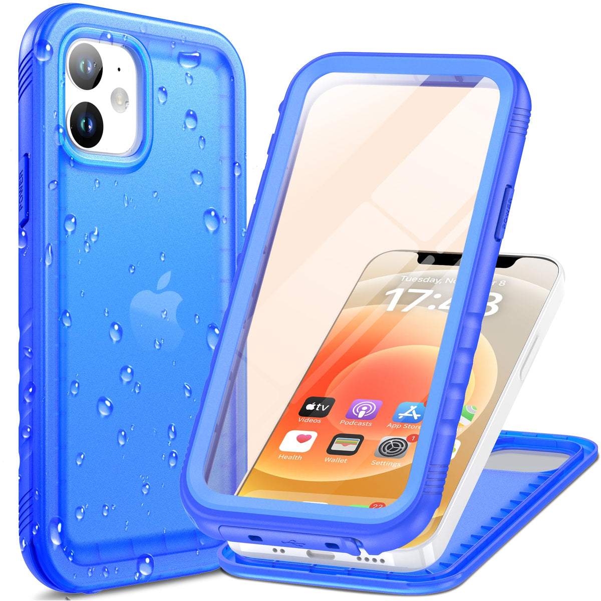 Cozycase TOP Militärschutz wasserdichte 360 Hülle Für iPhone 17 18 Pro Max