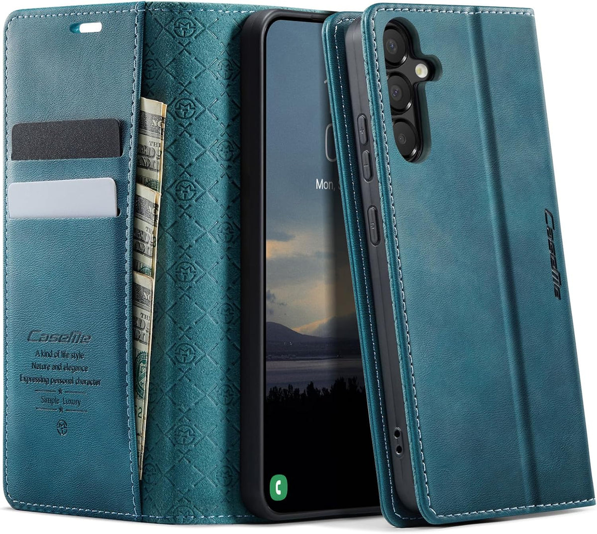 KZB für Xiaomi Redmi Note 15 Hülle, Magnet Leder Klapphülle Stoßfest