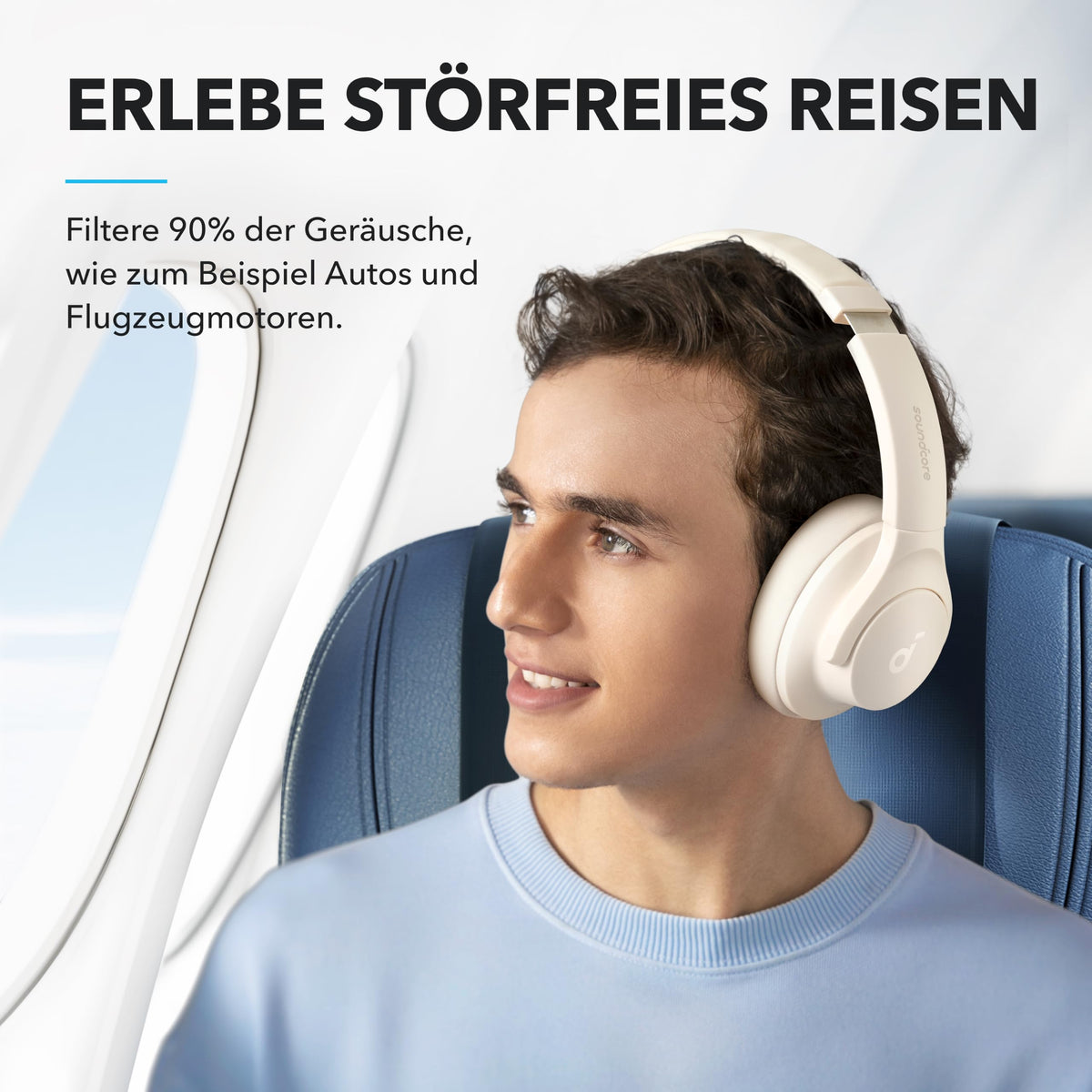Soundcore by Anker Q20i kabelloser Bluetooth Over-Ear-Kopfhörer