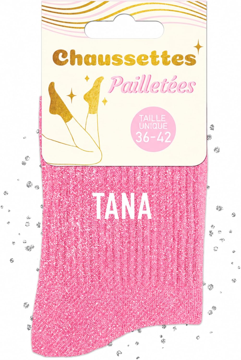 MASSA Chaussettes Paillettes - Taille Unique - Parfaite
