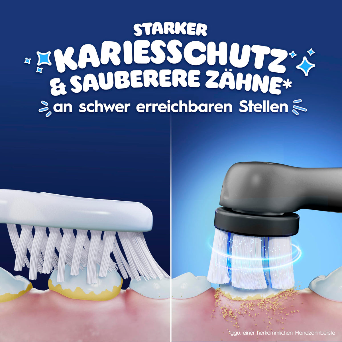 Oral-B iO Aufsteckbürsten Ultimative Reinigung, Schwarz, 4 Stück