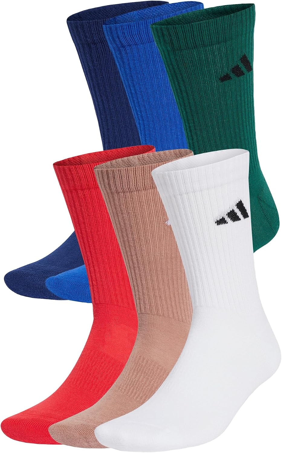 adidas Unisex Cushioned Crew Socks 6 Pair Pack Socken
