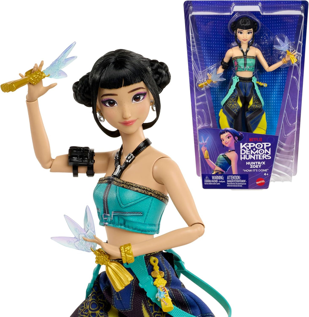 Mattel Kpop Demon Hunters HUNTR/X Zoey Fashion Doll