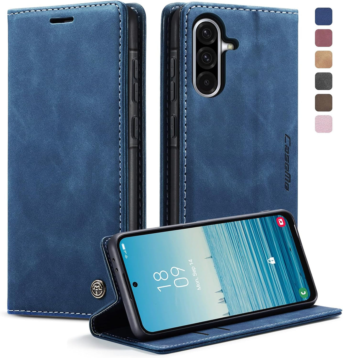 KZB für Xiaomi Redmi Note 15 Hülle, Magnet Leder Klapphülle Stoßfest