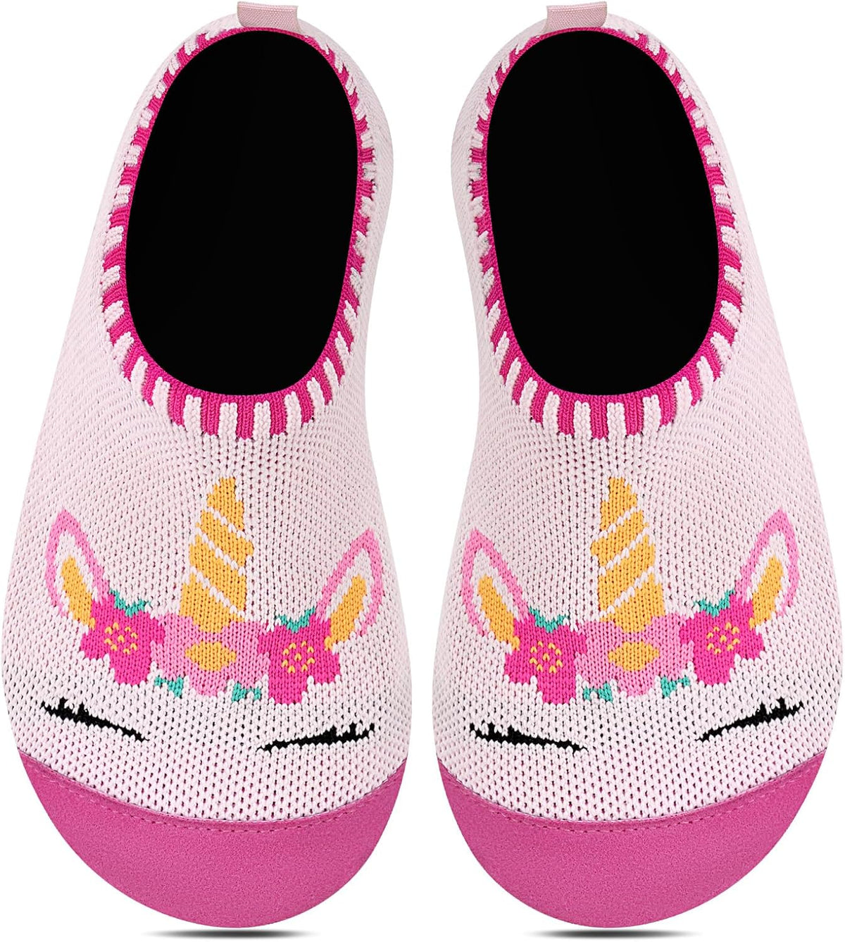 Kyopp Hausschuhe Kinder Mädchen Barfussschuhe Kindergarten Slippers Jungen