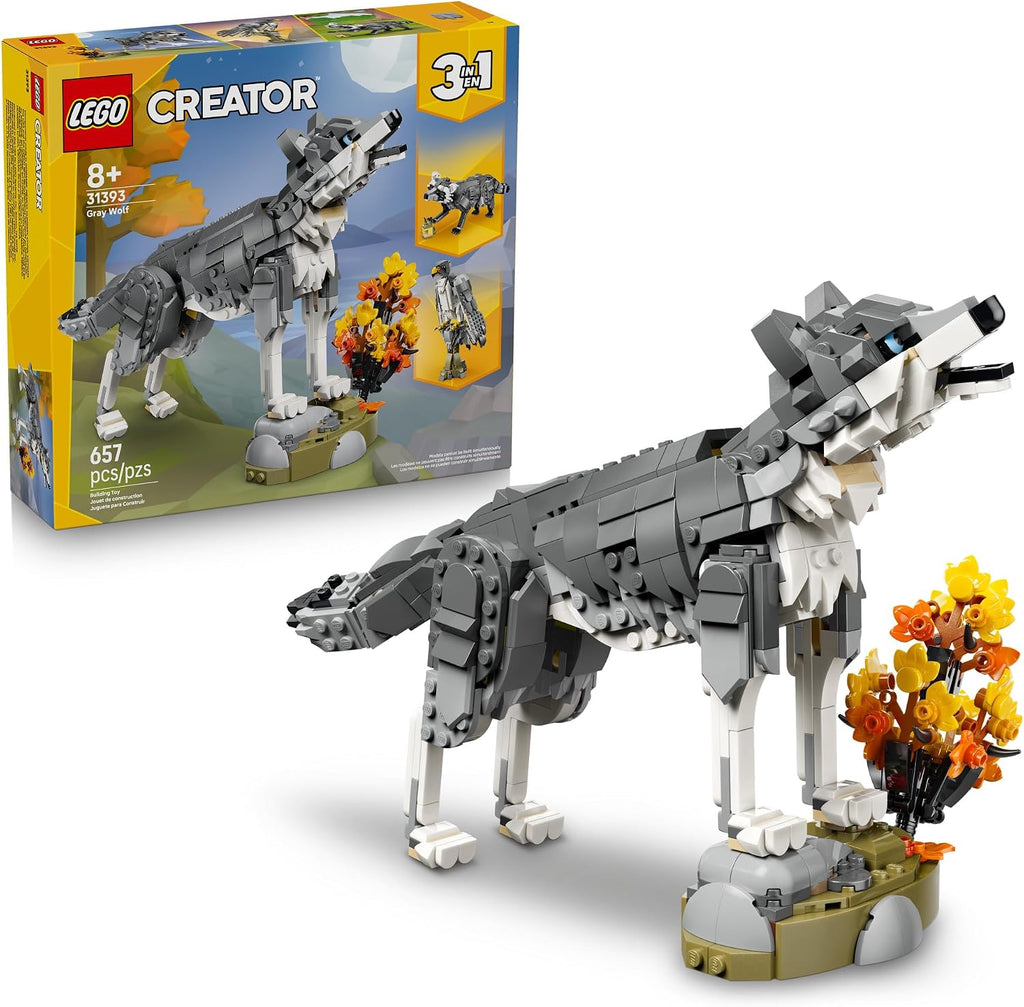 LEGO Creator 3 in 1 Forest Animals: Gray Wolf 31393