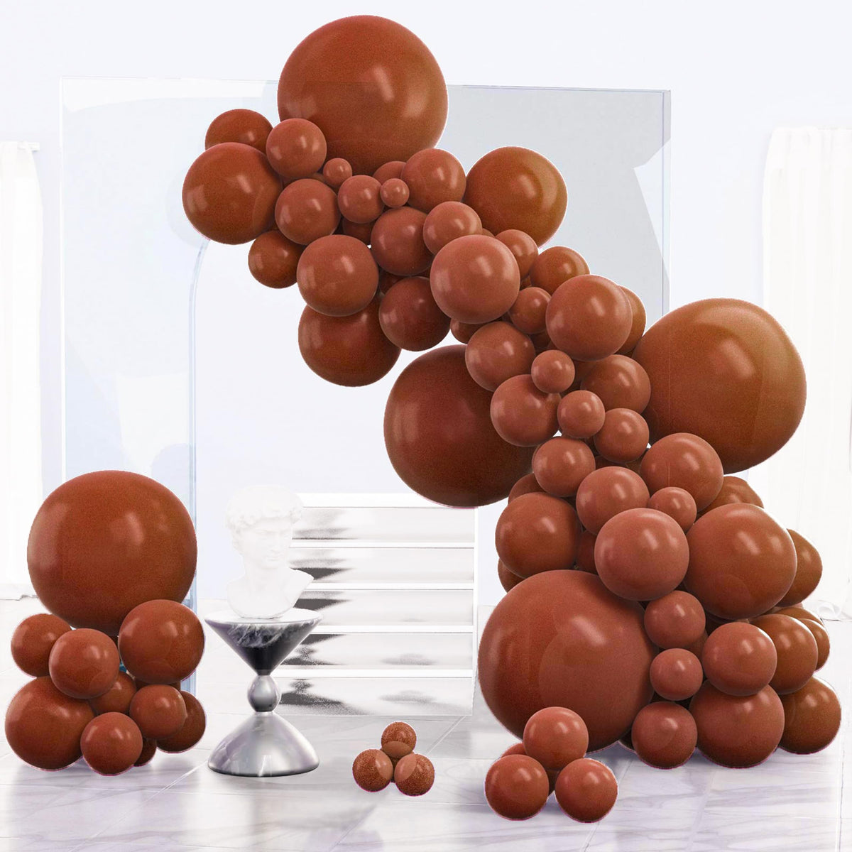 PartyWoo Black Balloons 140pcs Different Sizes of 18 12 10 5 Inch