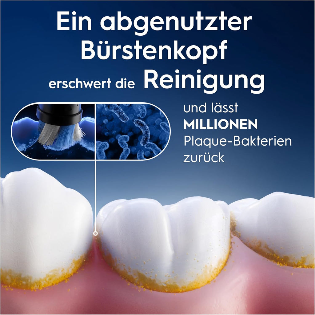 Oral-B iO Aufsteckbürsten Ultimative Reinigung, Schwarz, 10 Stück