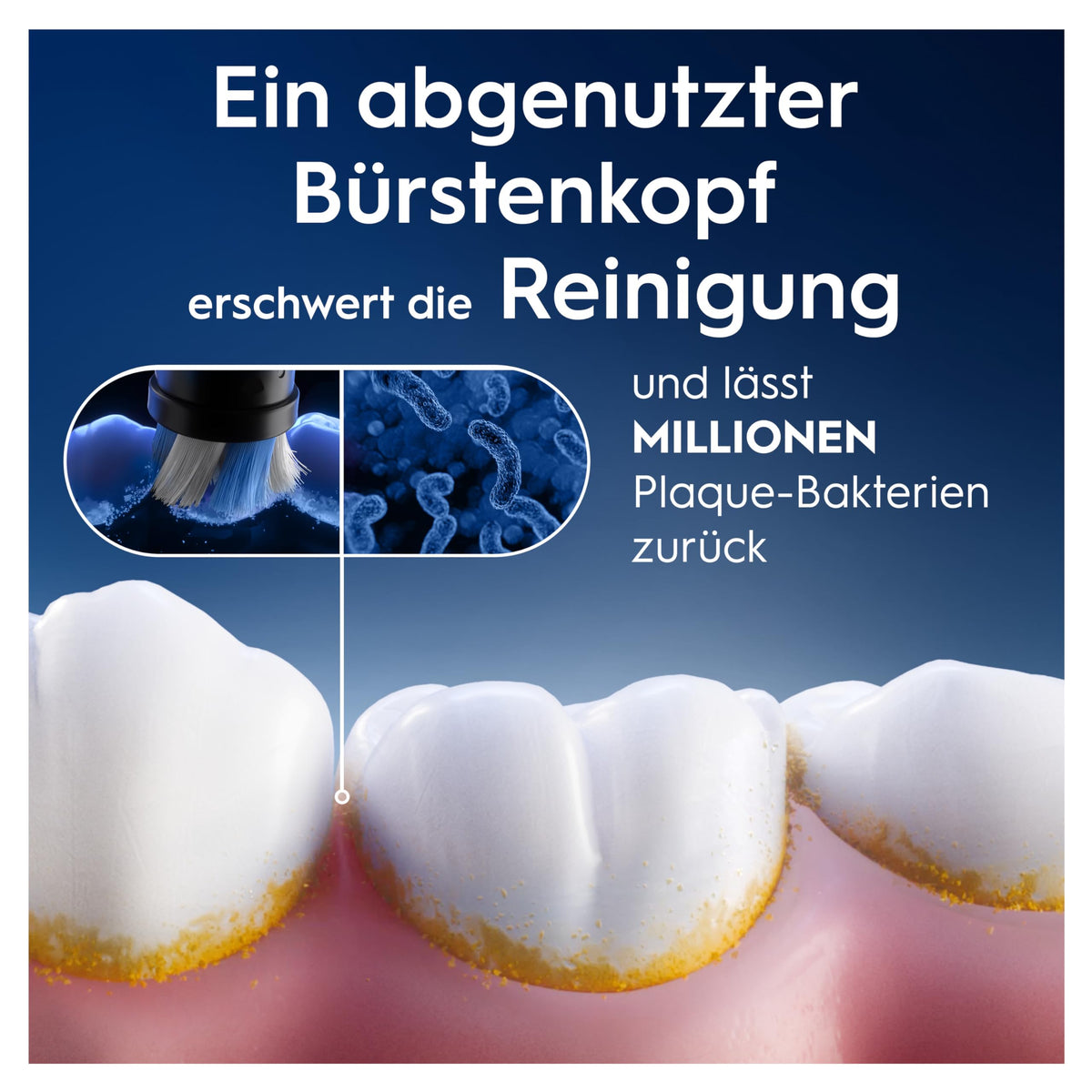 Oral-B iO Aufsteckbürsten Ultimative Reinigung, Schwarz, 4 Stück