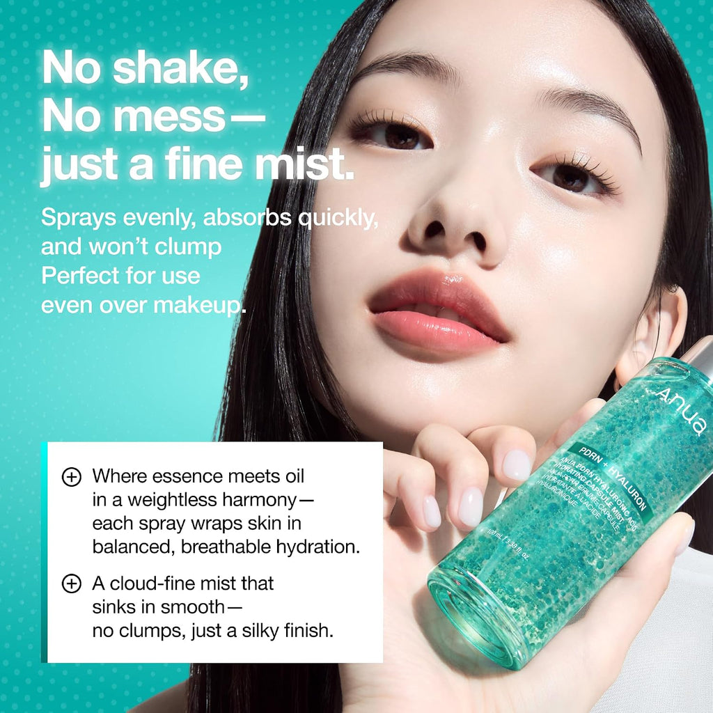 Anua Pdrn Collagen Glow Facial Serum Spray, Korean Skincare, 100ml