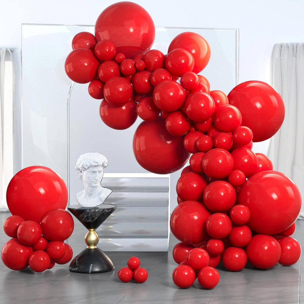 PartyWoo Black Balloons 140pcs Different Sizes of 18 12 10 5 Inch