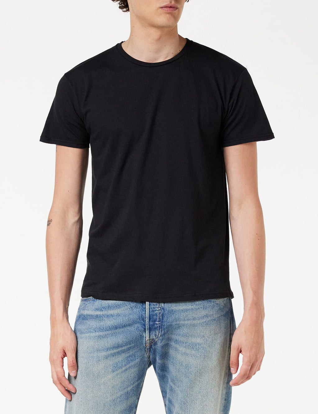 Fruit of the Loom Men's T-Shirt Iconic Tee, Lightweight Ringspun Tee, 5 Pack