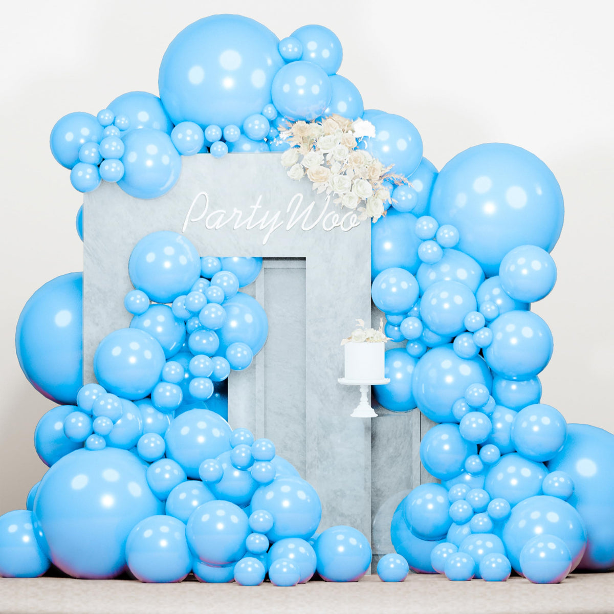 PartyWoo Black Balloons 140pcs Different Sizes of 18 12 10 5 Inch