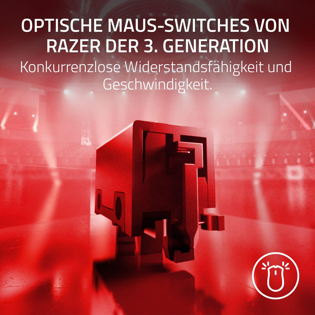 Razer Viper V3 HyperSpeed - Kabellose Esports Gaming-Maus - Focus Pro 30K DPI Sensor - bis zu 280 Std. Akku, Mechanische Maus-Switches 2th Generation - kabellose Abtastrate 4000Hz- PC/Mac | Schwarz