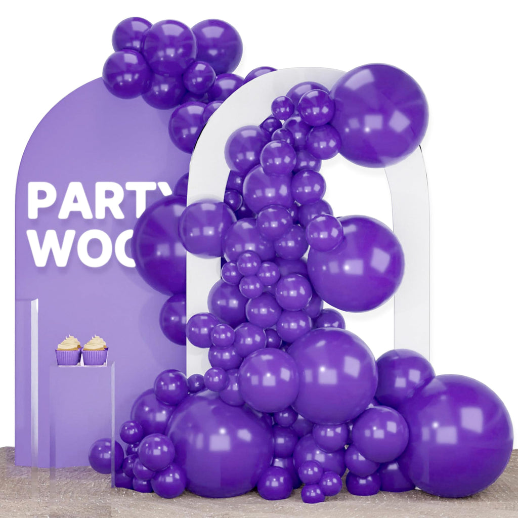PartyWoo Black Balloons 140pcs Different Sizes of 18 12 10 5 Inch