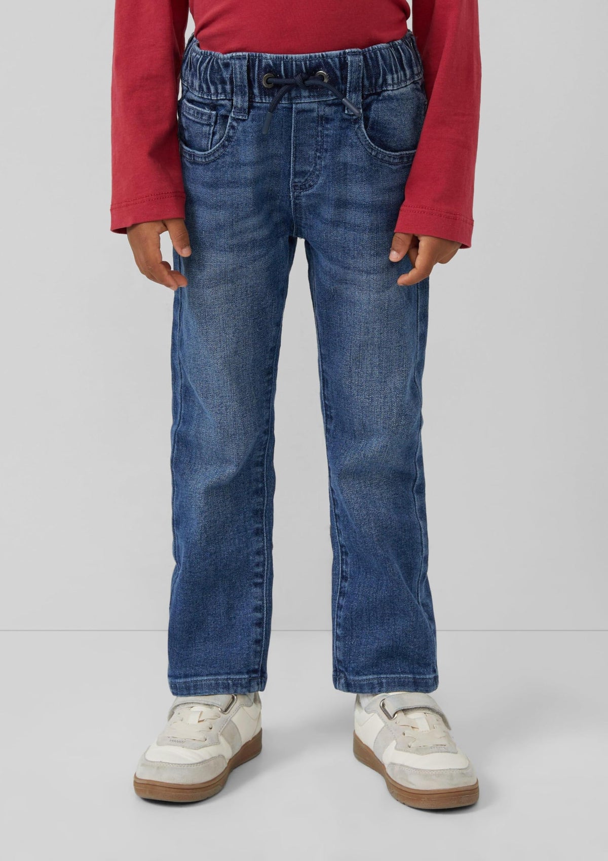 s.Oliver Junior Jungen Jeans-Hose – Straight Leg, Elastikbund