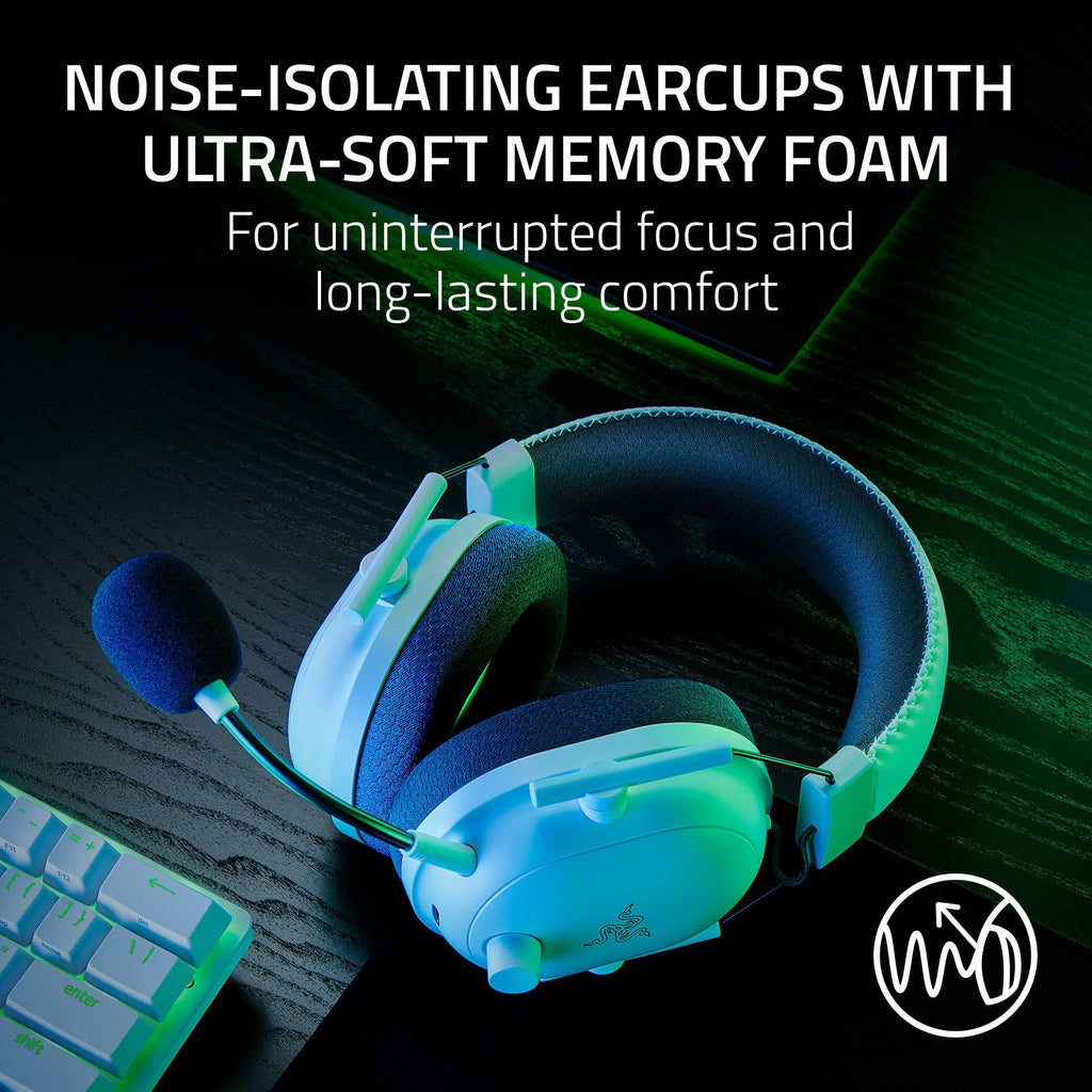 Razer BlackShark V2 X - Multi-Plattform kabelgebundenes Esports-Headset (Triforce 50mm Treiber, Erweiterte Passive Geräuschunterdrückung, 7.1 Surround Sound, Hyperclear Cardioid Mic) Grün