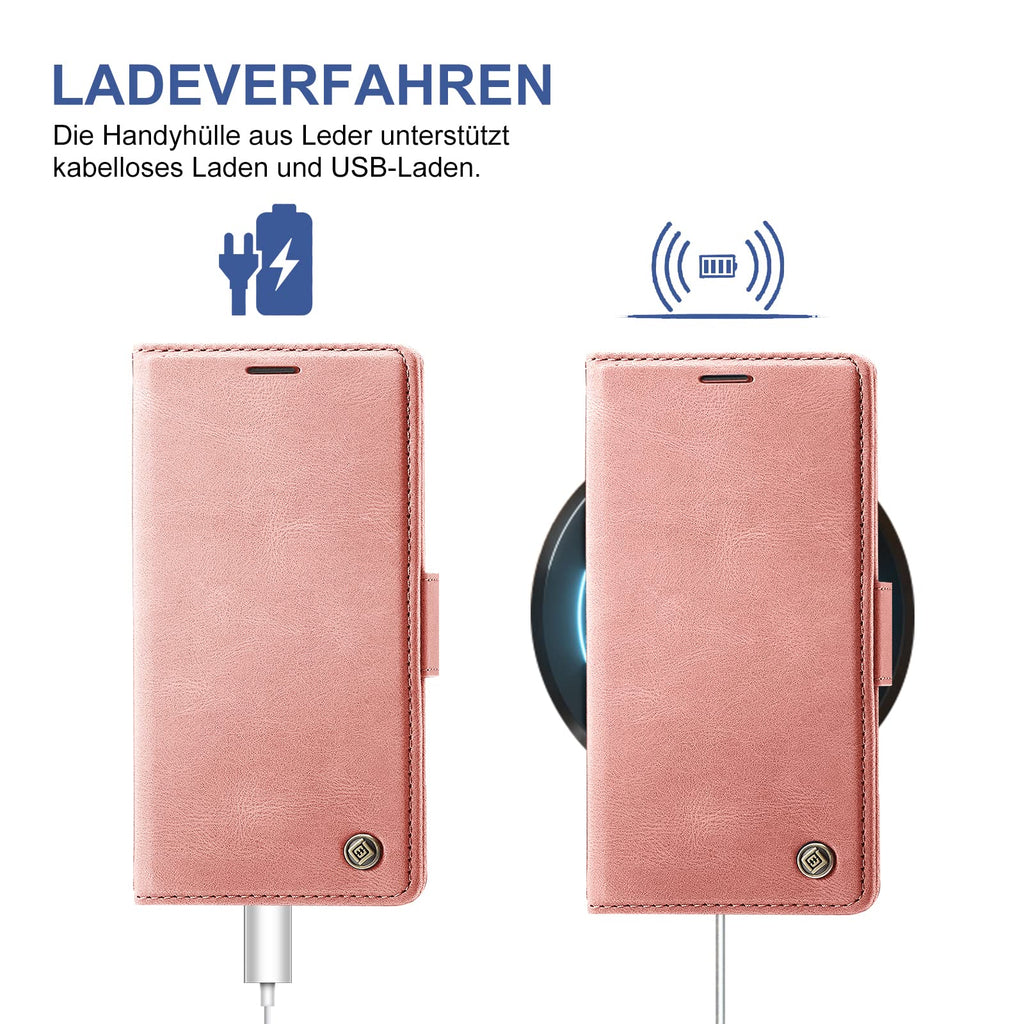 Giyer Handyhülle für Samsung Galaxy S24 5G Hülle mit Schutzfolie, Schutzhülle Galaxy S24 5G PU Leder Wallet Flip Case Standfunktion Kartenfach Klapphülle für Samsung S24 Ultra Full Cover (Grün)