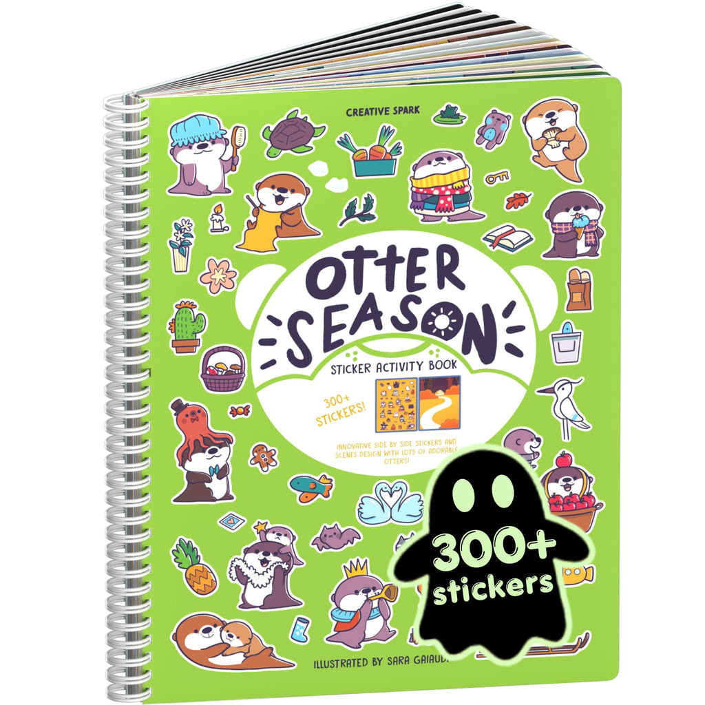 Cupkin Animal Habitats Sticker Book | 12 Coloring & Activity, 500+ Stickers