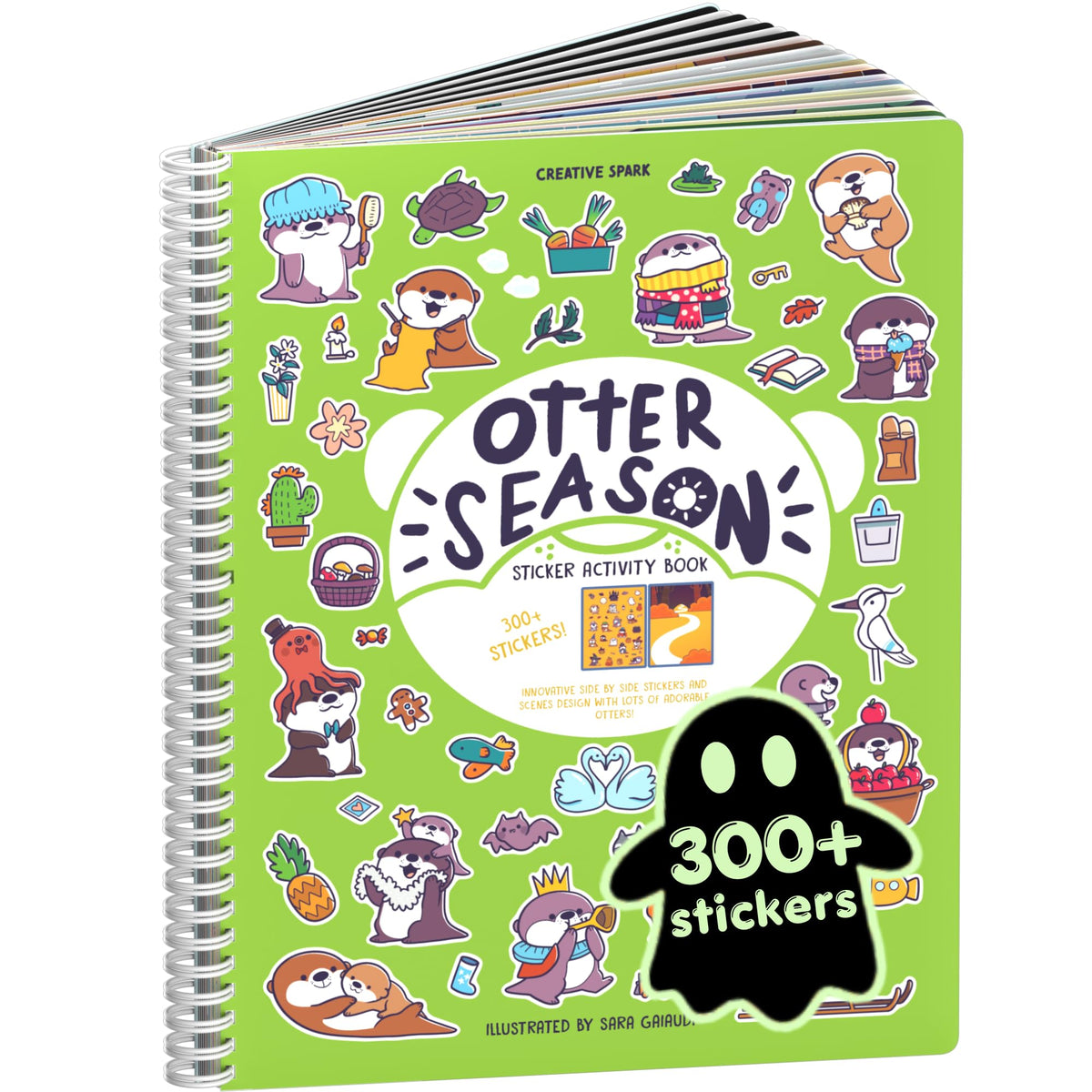 Cupkin Animal Habitats Sticker Book | 12 Coloring & Activity, 500+ Stickers