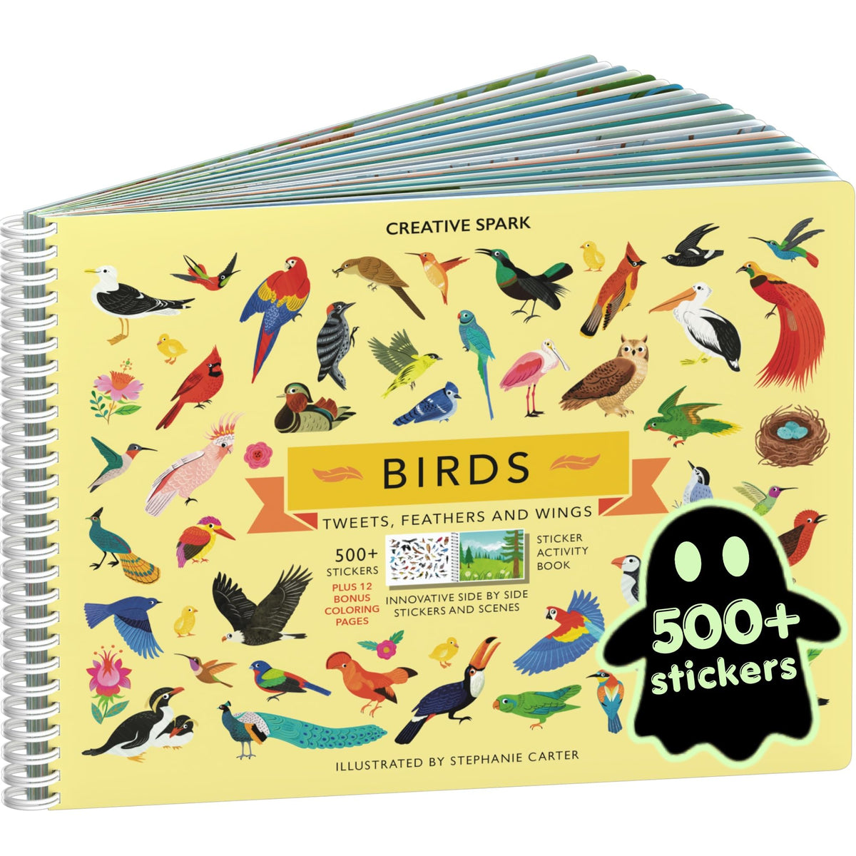 Cupkin Animal Habitats Sticker Book | 12 Coloring & Activity, 500+ Stickers