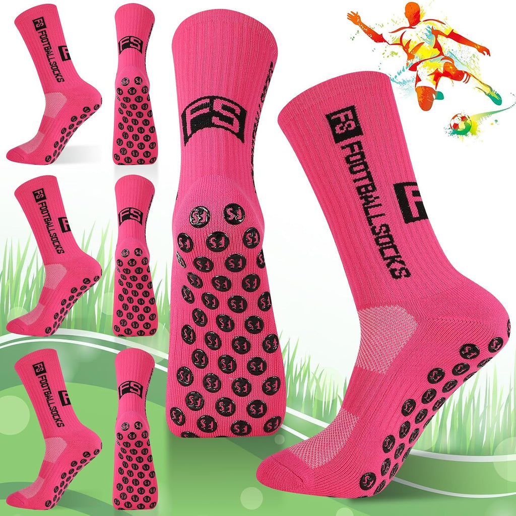 FANTESI 3 Paare Fußballsocken für Herren Damen,Sportsocken Fußball