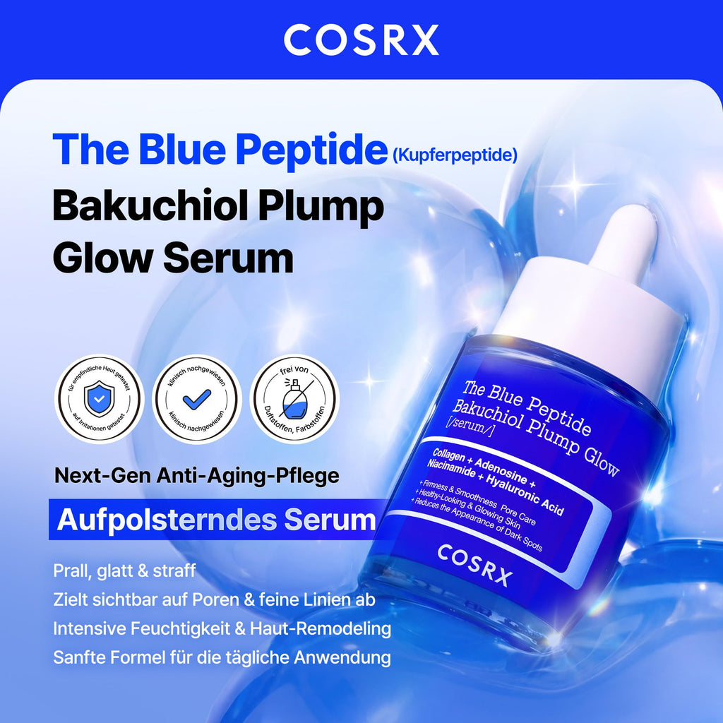 COSRX 6 Peptide Collagen Serum mit Copper Peptide, Anti-Aging Toner