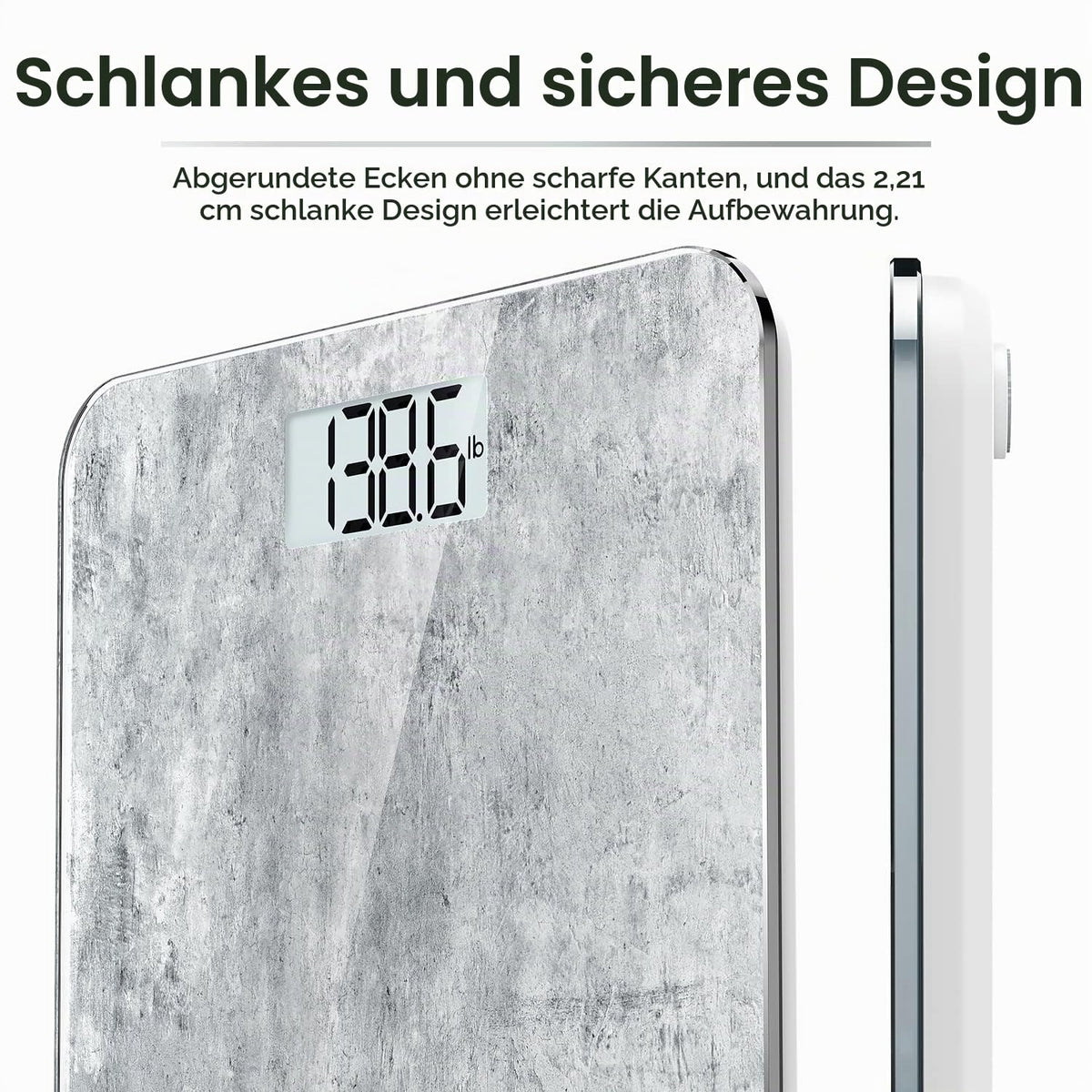 RENPHO Personenwaage, Körperwaage mit Hochpräzisions-Sensoren