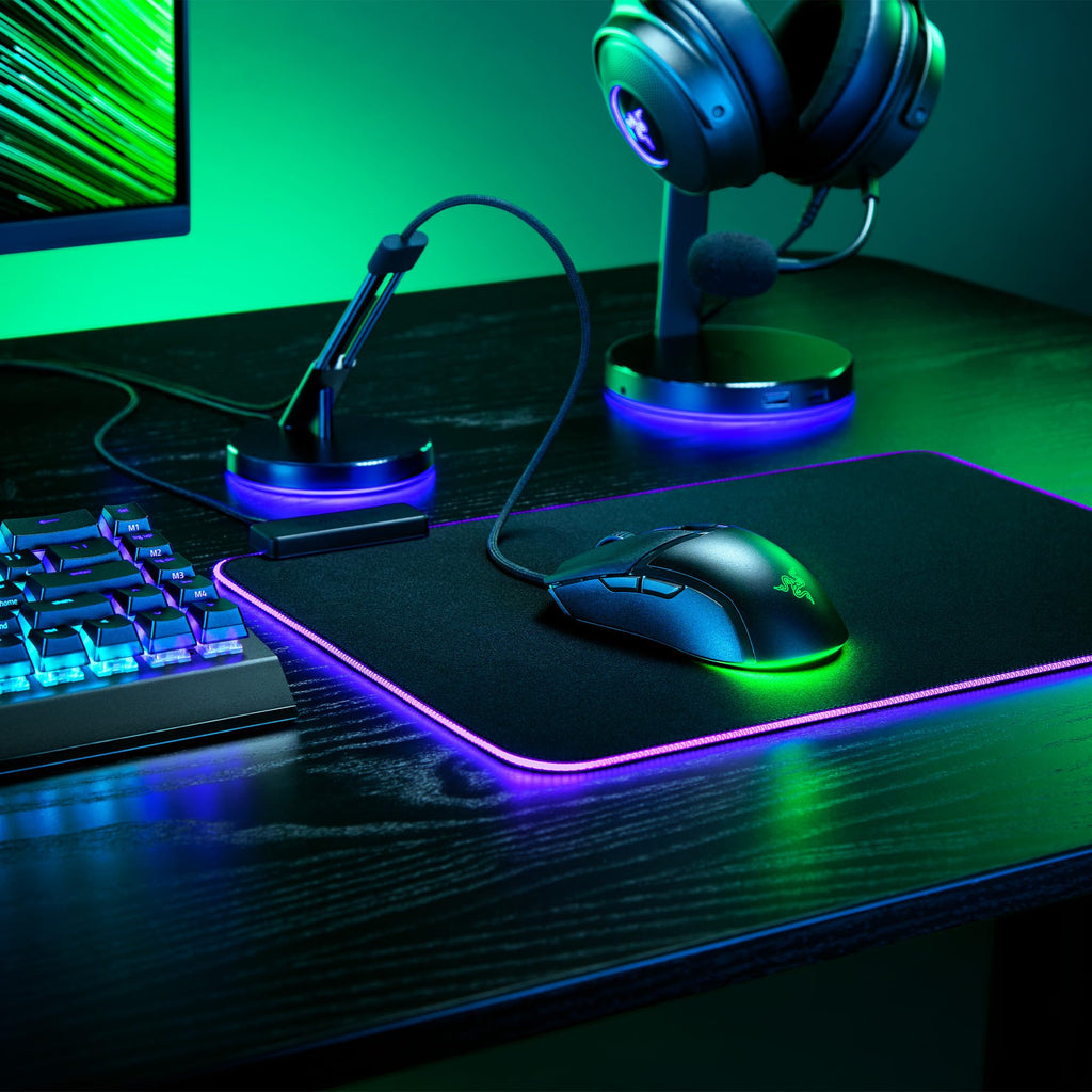 Razer Cobra Pro - kabellose Gaming-Maus mit RGB - Optischer Focus Pro Sensor mit 30K DPI (10 Anpassbare Tasten, HyperSpeed Wireless Polling 8K Hz, Bluetooth, Chroma-Beleuchtung mit 11 Zonen) Weiß