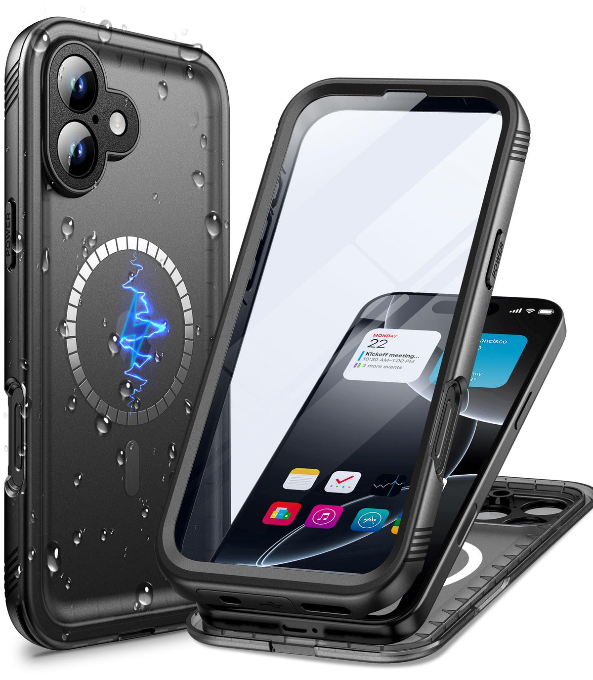 Cozycase TOP Militärschutz wasserdichte 360 Hülle Für iPhone 17 18 Pro Max