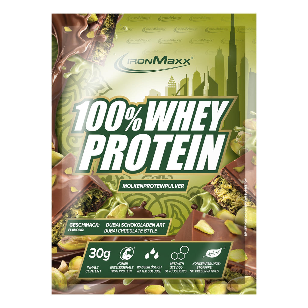 IronMaxx 100% Whey Protein Pulver - French Vanilla 500g Beutel | zuckerreduziertes, wasserlösliches Eiweißpulver aus Molkenprotein | viele verschiedene Geschmacksrichtungen