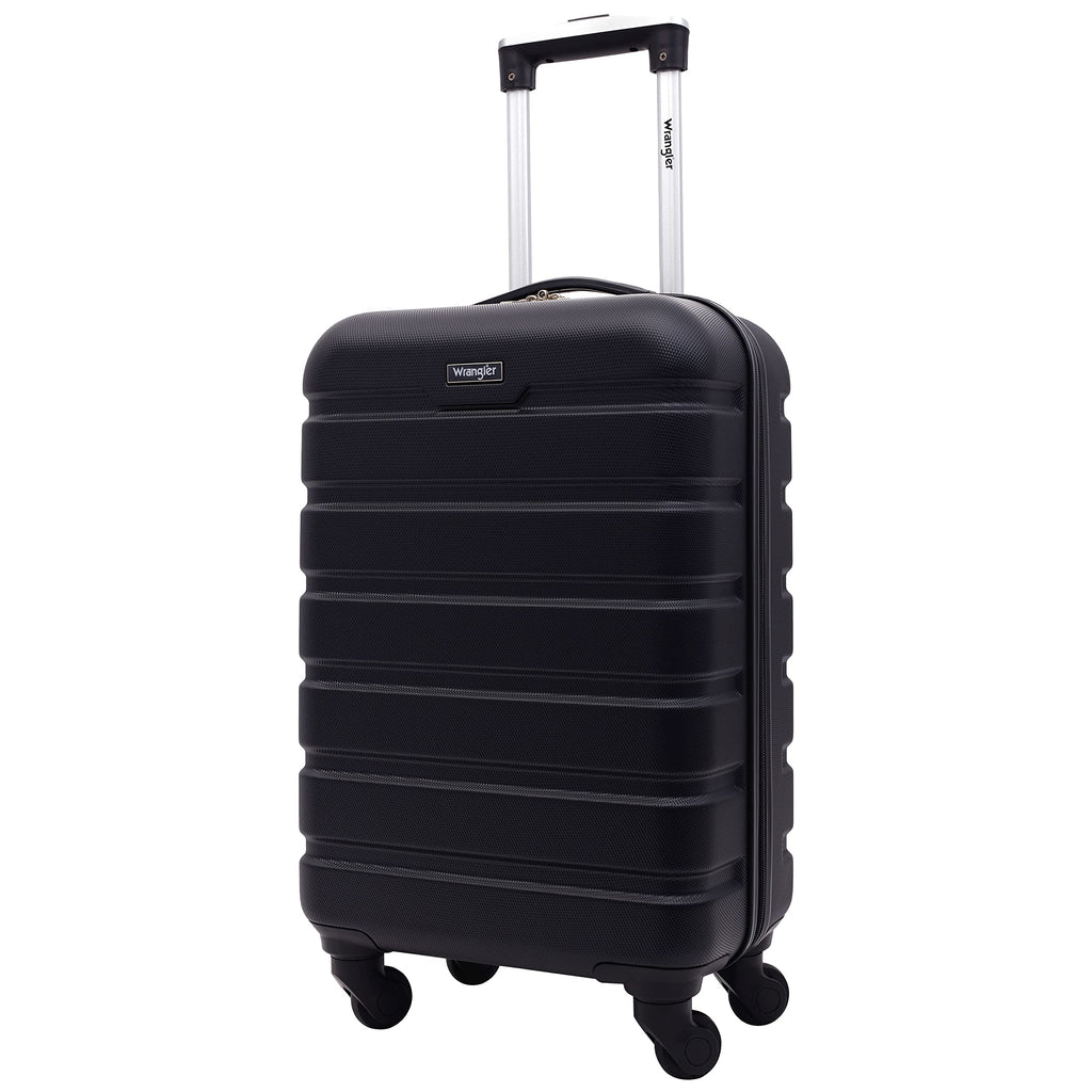 Wrangler 22" Hardside Spinner Carry-On Luggage, Charcoal