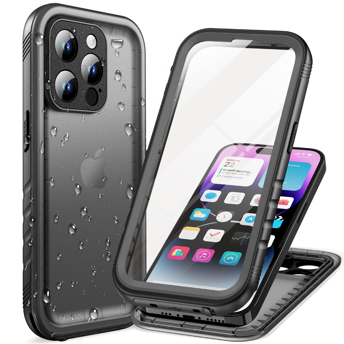 Cozycase TOP Militärschutz wasserdichte 360 Hülle Für iPhone 17 18 Pro Max